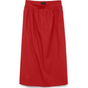 VERO MODA Dames Vmcharlotte Hw Ankle Skirt WVN Ga, fiery red, XS