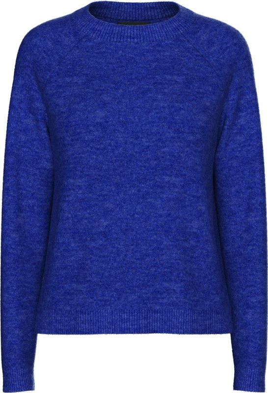 pieces - PCJULIANA LS O-NECK KNIT NOOS - Gebreide Trui - Bluing - Regular Fit