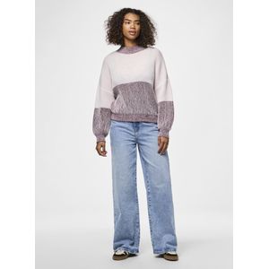Gebreide Trui - Colourblock - Ronde Hals - Gerecycled Polyester