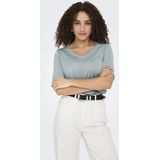 Onlelise - Top - V-Hals - Korte Mouwen - Regular Fit