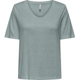Onlelise - Top - V-Hals - Korte Mouwen - Regular Fit