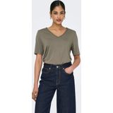Onlelise - Top - V-Hals - Korte Mouwen - Regular Fit