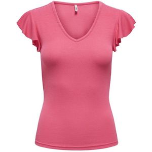 ONLY ONLBELIA CAP SLEEVE TOP JRS NOOS Dames Top - Camellia Rose