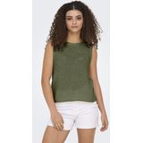 Only - Kalamata - Tanktop - Groen - 55% Acryl 45% Polyamide