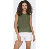 Only - Kalamata - Tanktop - Groen - 55% Acryl 45% Polyamide