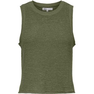 Only - Kalamata - Tanktop - Groen - 55% Acryl 45% Polyamide