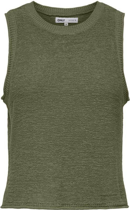 Only - Kalamata - Tanktop - Groen - 55% Acryl 45% Polyamide
