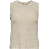 Only - Knitwear Top - Pumice Stone - 55% Acryl 45% Nylon