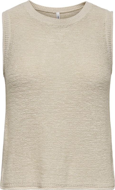 Only - Knitwear Top - Pumice Stone - 55% Acryl 45% Nylon