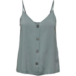 Blouse - Effen - Viscose - Mouwloos - Normale Pasvorm