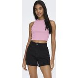 Only - ONLVILMA - Tanktop - Pink lady - Mouwloos - Slim fit