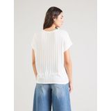 Only - Onlirina O-neck Top - T-shirt - Cloud Dancer - 83% Viscose - 17% Polyester