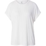 Only - Onlirina O-neck Top - T-shirt - Cloud Dancer - 83% Viscose - 17% Polyester