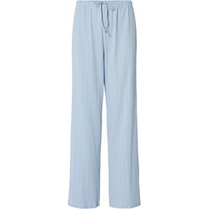 Pcmarie - Hw Pointelle - Broek - High-Waist - Wide-Leg Fit