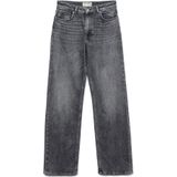 Awvalerie - Mid Rise Straight Fit Jeans - Stonewash