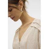 Vero Moda - Dahlia V-Neck Blouse - Beige - Dames