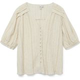 Vero Moda - Dahlia V-Neck Blouse - Beige - Dames