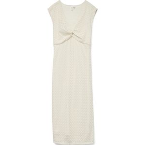 VERO MODA - Mouwloze Jurk - Midi - Gehaakt Ontwerp - Knoopdetail