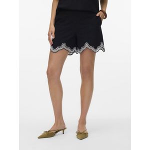 VERO MODA Broek 'VMDiana'  zwart / wit