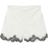 Vero Moda - VMDiana - Broek - Katoen - Color-Blocking - Gevoerde Zoom