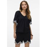 Vero Moda - Vmdiana T-shirt - Black - 100% Katoen