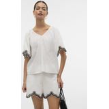 VERO MODA - Vmdiana - Top - Sneeuwwitje - 2/4 V-hals - 1 stuk