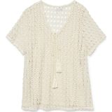 Vero Moda - Top - Ecru - Polyester/Katoen