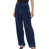 Vero Moda - Vmduvi hw wide pant - Lange Broek - Navy