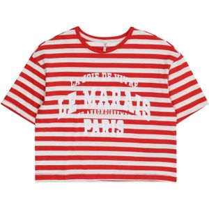 ONLY - KIDS ONLY T-shirt - Roze - Katoen - Losse Pasvorm