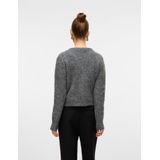 Vero Moda - Vmblossom Ls O-neck - Cardigan - Medium Grey Melange