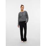 Vero Moda - Vmblossom Ls O-neck - Cardigan - Medium Grey Melange