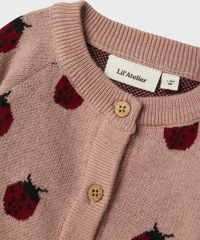 Name It - Lulio - Gebreid Vest - Regular Fit - Lange Mouwen - Knoopsluiting