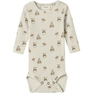 Body - Grandad Hals - Lange Mouwen - Jersey - Zacht - Print