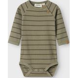 Romper - Lange Mouwen - Jersey - Knoopsluiting - Ronde Hals