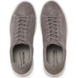 Sneakers - Effen - Leer - Versterkte Hak - Snoersluiting