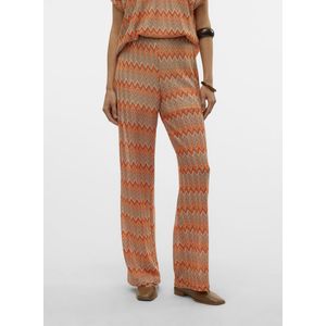 Broeken - High Waist - Half Gevoerd - Elastische Taille - Straight Fit