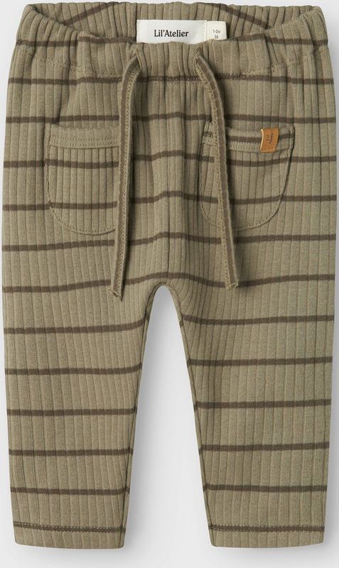 Pantalon - Blauw - Jersey - Regular-Fit - Verstelbare Taille