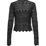 JDY - Vest - V-Hals - Lange Mouwen - Strikkoord Sluiting - Knit Fit