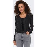 JDY - Vest - V-Hals - Lange Mouwen - Strikkoord Sluiting - Knit Fit