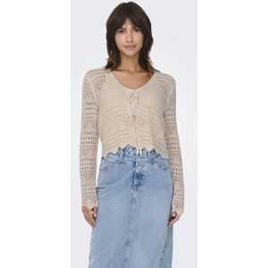 Jacqueline de Yong - Vest - Zwart - 100% Acryl