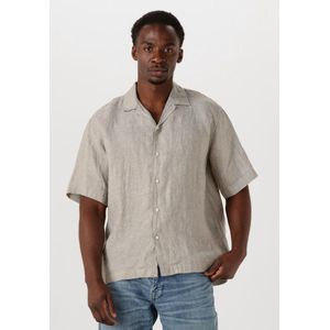SELECTED MEN - SLHREGKYLIAN SS SHIRT RESORT - Overhemd - Zand