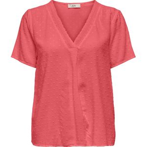 Jacqueline de Yong - Jdydiana Life SS Top - Koraal - Katoen