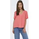 Jacqueline de Yong - Jdydiana Life SS Top - Koraal - Katoen