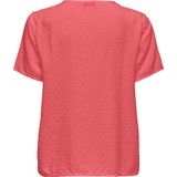 Jacqueline de Yong - Jdydiana Life SS Top - Koraal - Katoen