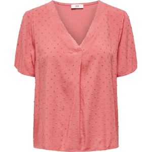 Jacqueline de Yong - Jdydiana Life SS Top - Koraal - Katoen