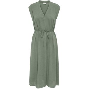 JDY - A-lijn Jurk - Mouwloos - V-hals - Polyester - Zwart