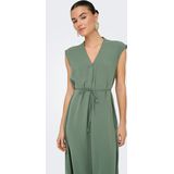 JDY - A-lijn Jurk - Mouwloos - V-hals - Polyester - Zwart