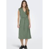 JDY - A-lijn Jurk - Mouwloos - V-hals - Polyester - Zwart