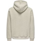 ONLY & SONS - ONSEMILIO REG TEDDY HOODIE - Sweatshirt - Silver lining