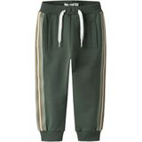 Joggingbroek - Regular Fit - Ongeborstelde Sweatstof - Verstelbare Taille - Zwart